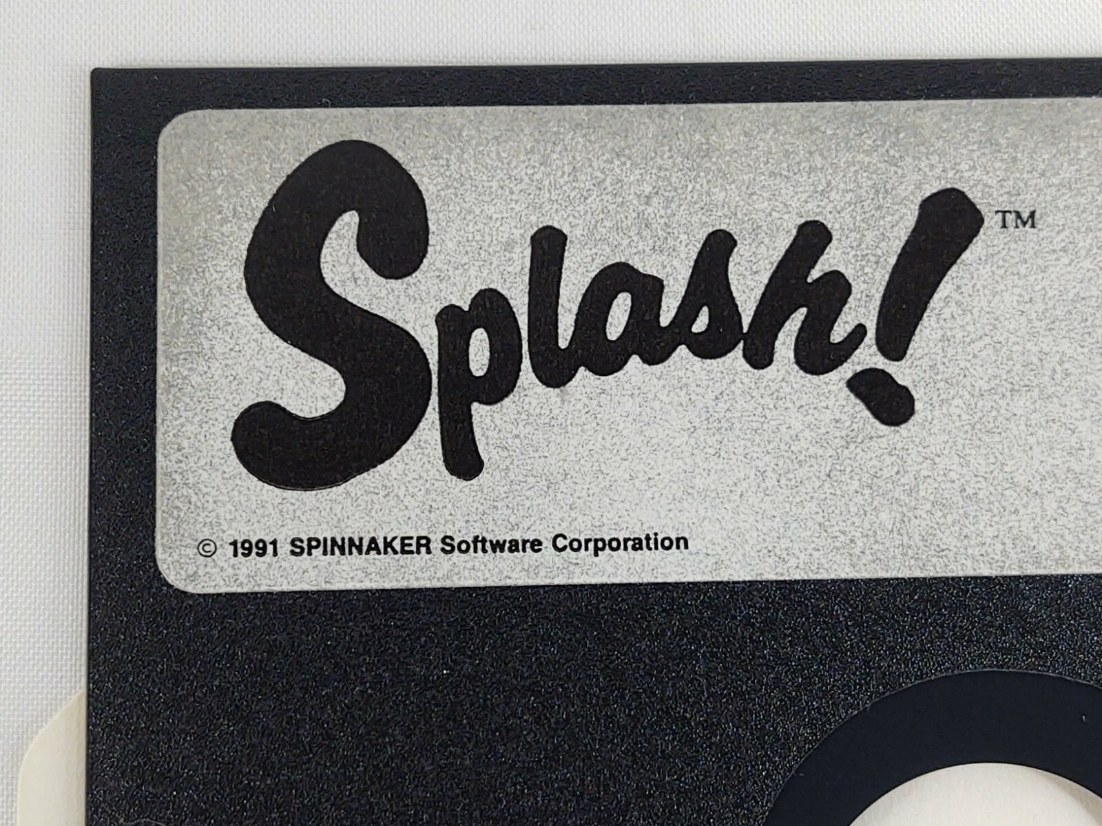 Vintage 91 Spinnaker Software Corporation Splash! Backup Diskette Computer Disk
