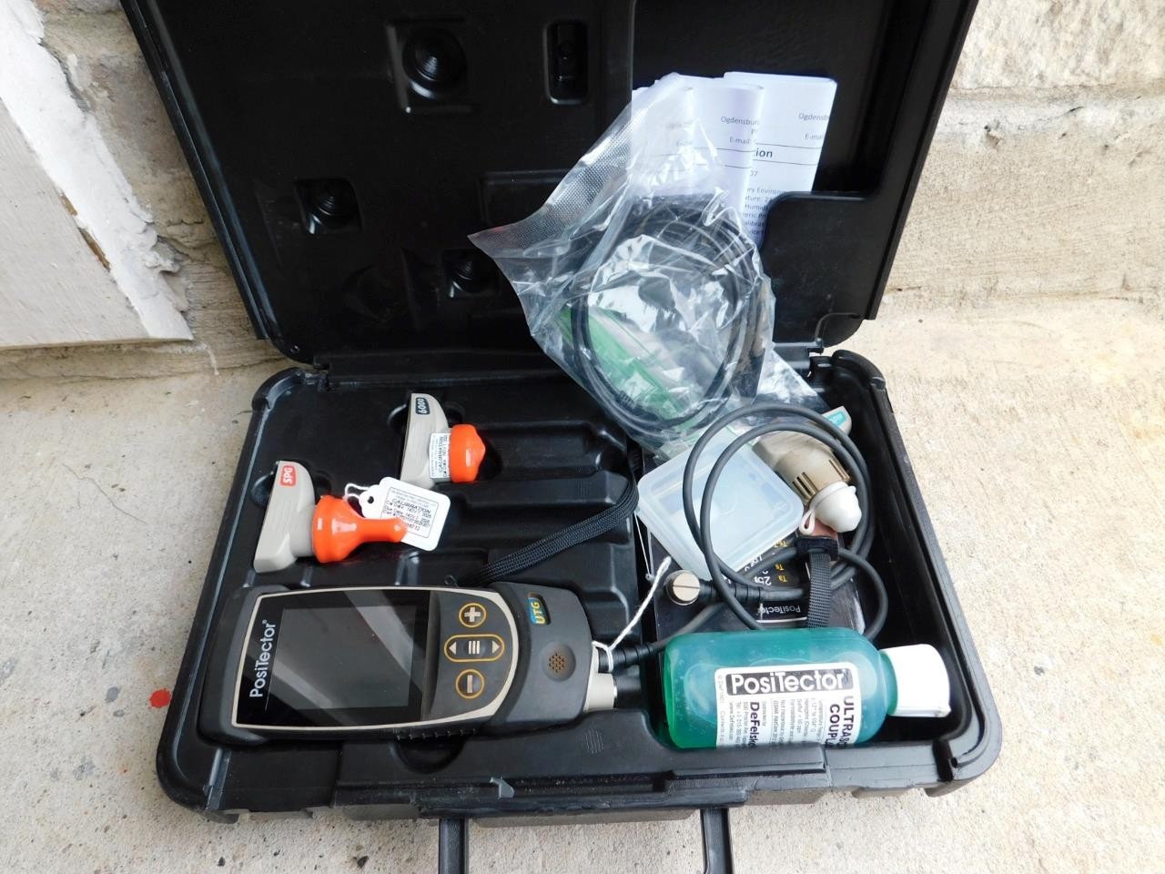 DEFELSKI POSITECTOR COATING THICKNESS GAUGE GAGE METER KIT