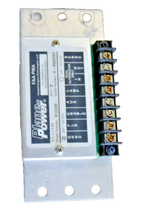 Plane-Power H-OV0713 Alternator Voltage Regulator FAA 8130-3 Included 28V set