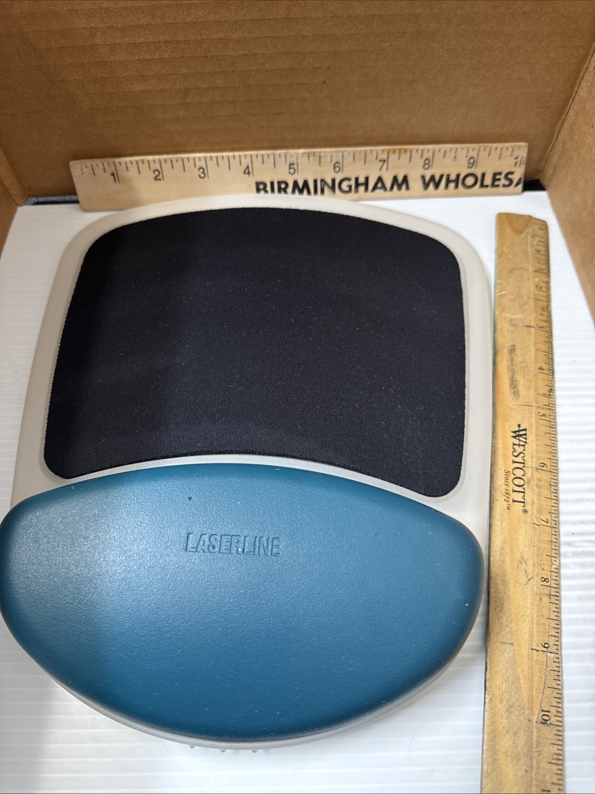 Vintage Laserline Mousepad. Mouse Not Included