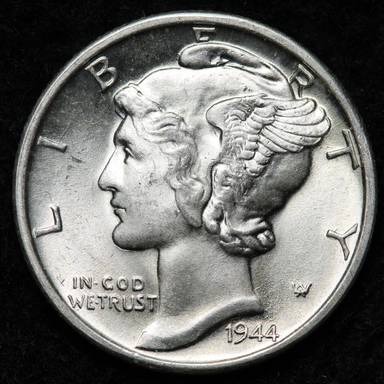 1944-D Mercury Silver Dime GEM BU *UNCIRCULATED* MS E293 WSKCM