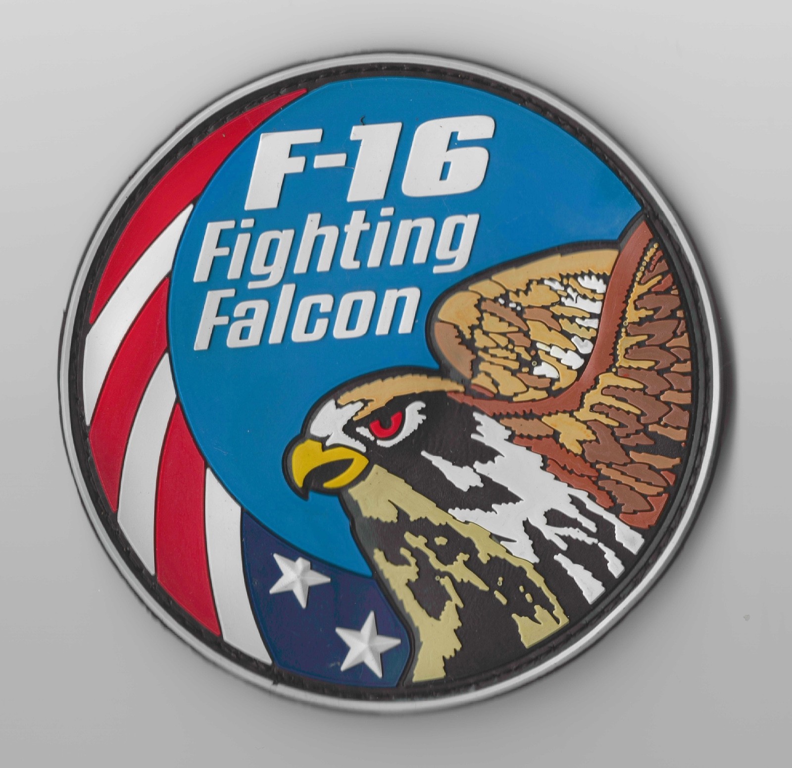 United States Air Force Patch F-16 Fighting Falcon High Quality PVC US Airforce