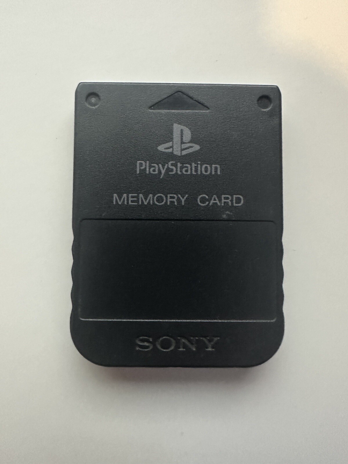 Official Sony PlayStation 1 PS1 Authentic Memory Card OEM Tested PSOne Black