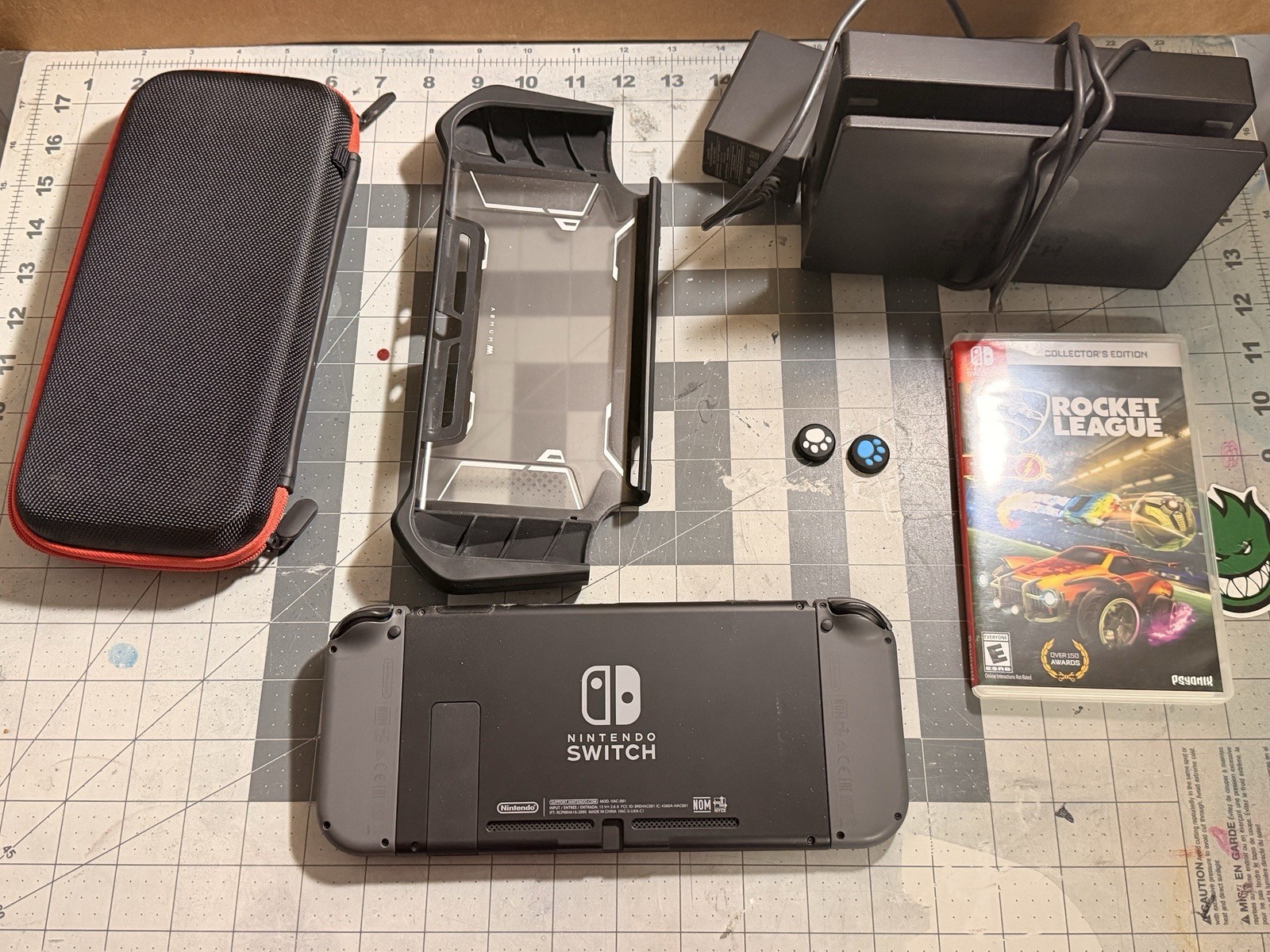 Nintendo Switch Console Bundle with Dock, Rocket League Game, Carrying Case
