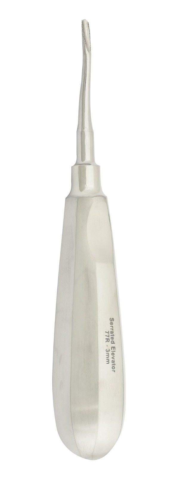 Serrated Elevator 77R, 3 mm, Premium Stainless