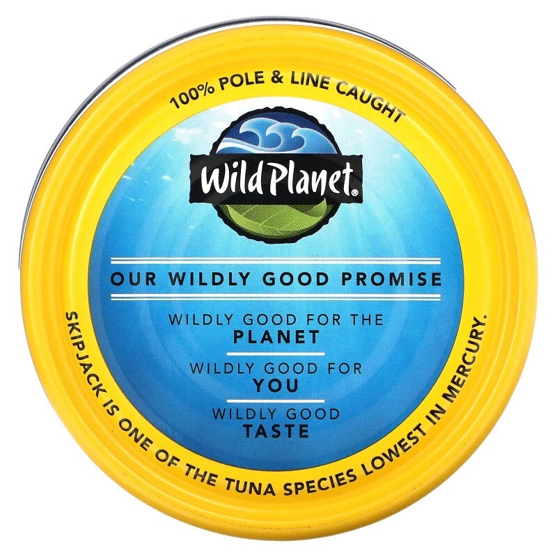(4 pack) Wild Planet Skip Jack Wild Tuna 5 oz