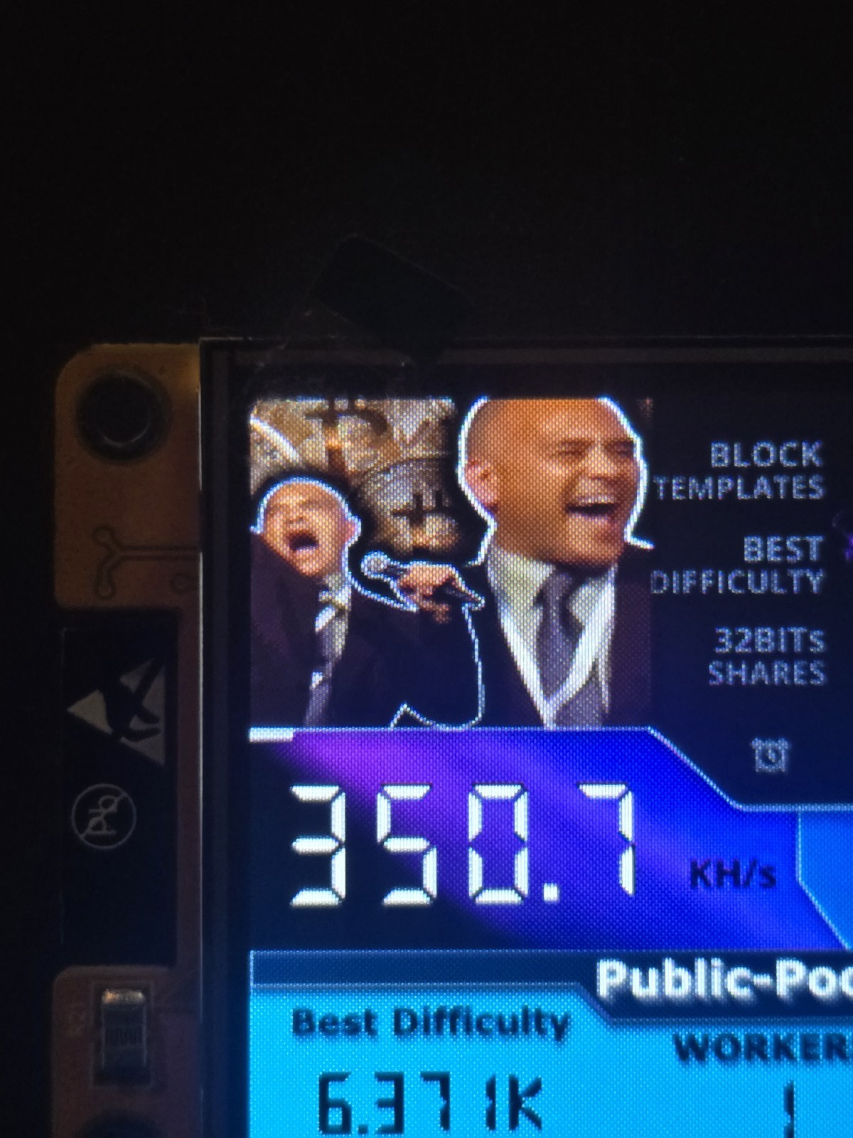 Nerdminer V2 350KH/s+ ☆Bitconnect Guy Edition☆ Bitcoin Solo Nerd Miner + Case