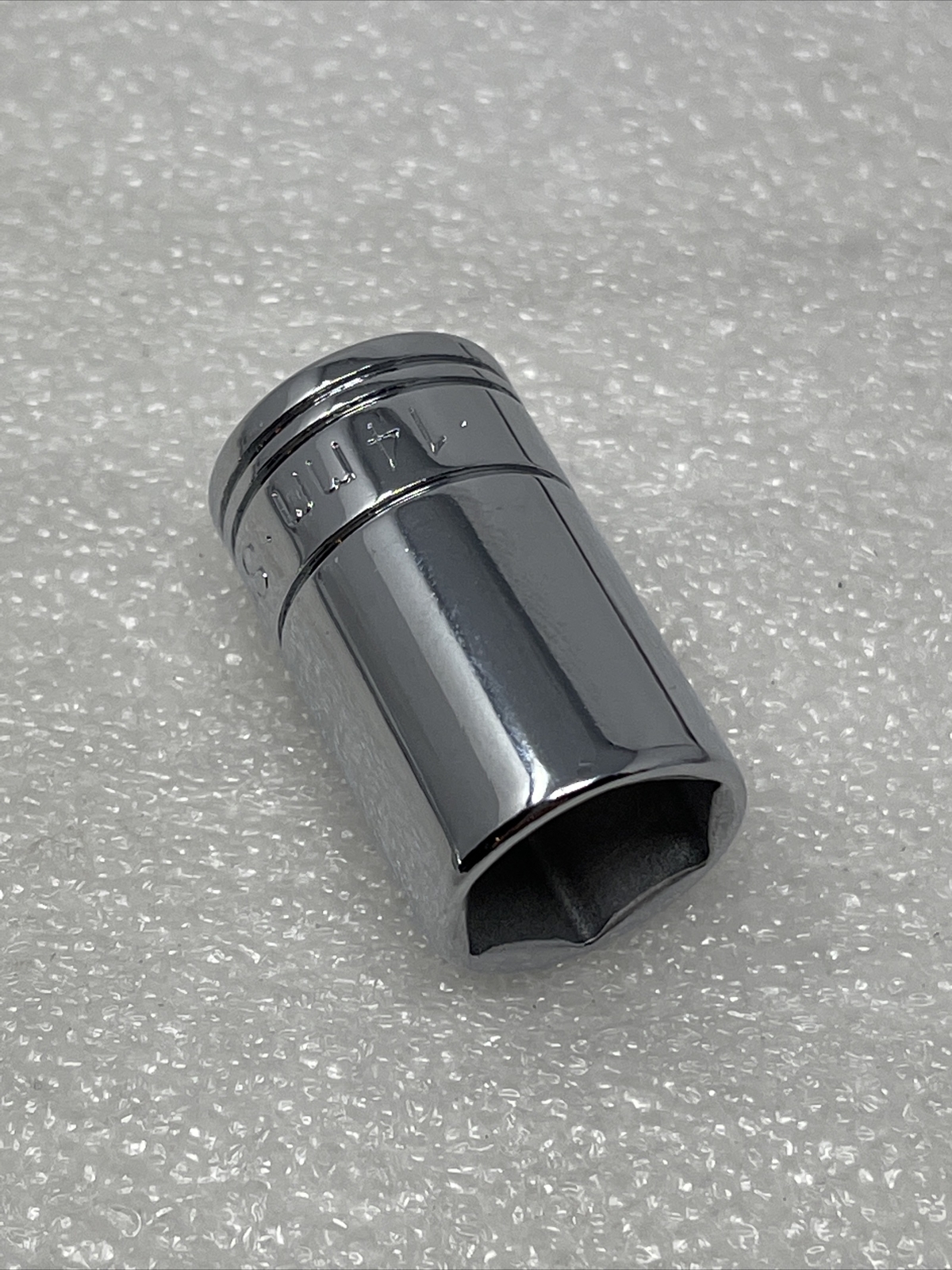 14mm SK Hand Tools 1/4" Drive, 6 Point, Semi-Deep Metric Chrome Socket, 41684