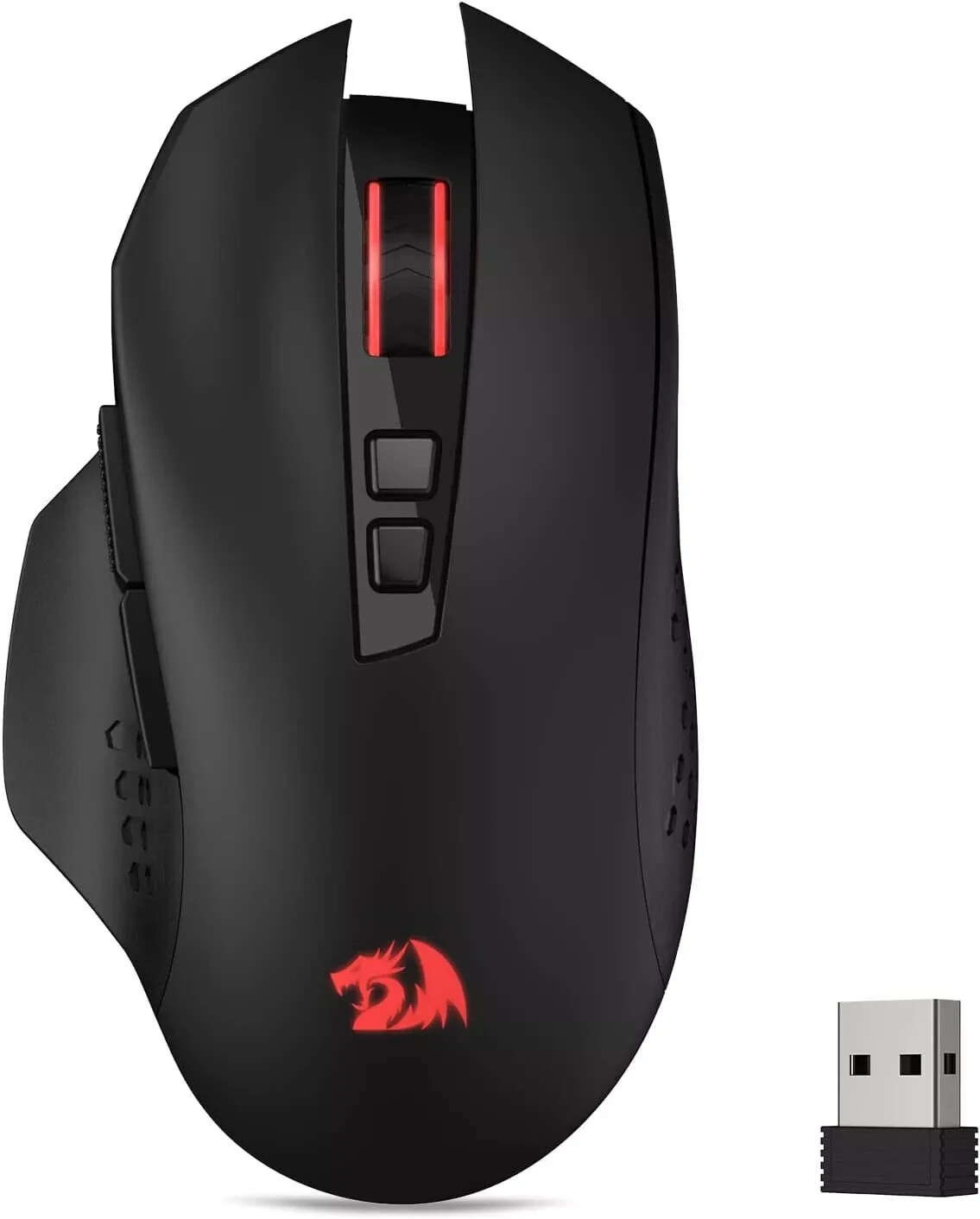 REDRAGON-M656-R1BK Gainer Wireless Gaming Mouse, 4000 DPI 2.4Ghz - 7 Buttons