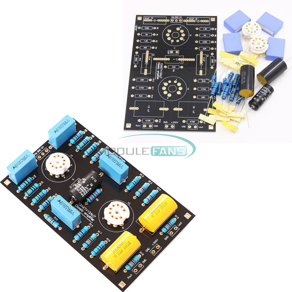 Hifi 12AX7/12AU7 Tube Preamplifier Preamp Board Kit Base On Marantz 7 Circuit