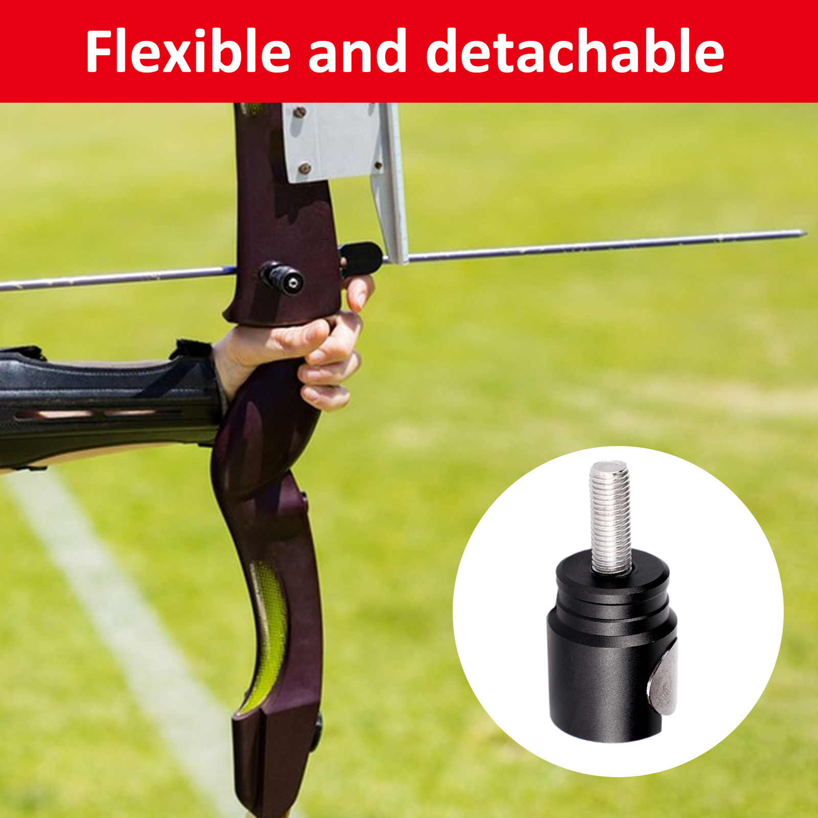 Archery Single Side Quick Disconnect Mount Compound Bow Rod Stabilizer