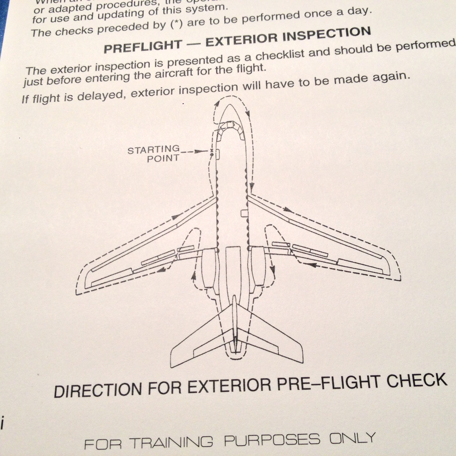 Falcon 900C Normal Procedures Pilot Checklist