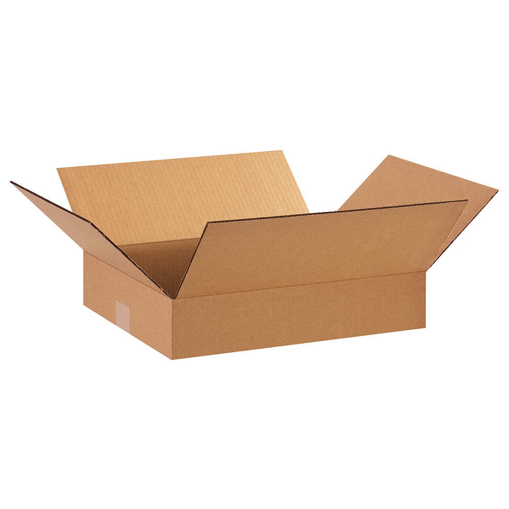 GRAINGER APPROVED 55VH12 PK 25 Shipping Box,15x12x3 in 55VH12