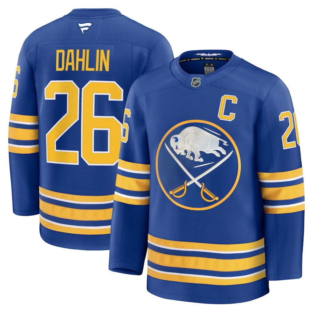 Men's Sabres #26 Rasmus Dahlin Fanatics Royal Jersey