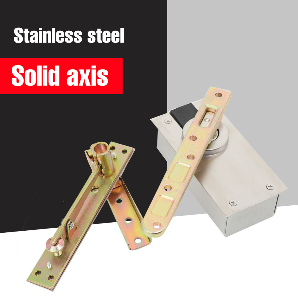 Heavy Duty Door Pivot Hinge,360° Rotary Install Up&Down Hinge Bearing