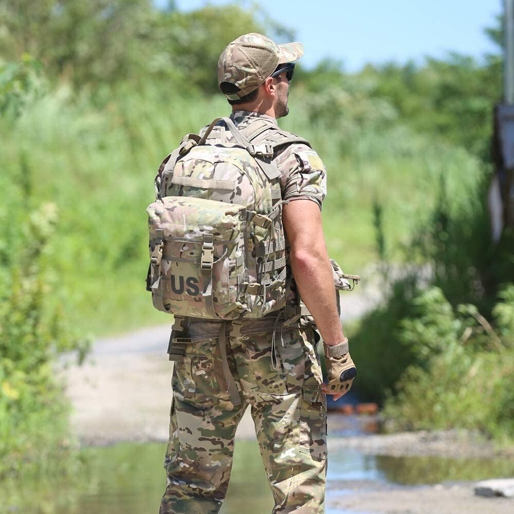 Military MOLLE 2 Tactical Assault Backpack, Rifleman 3 Day Pack, Multicam