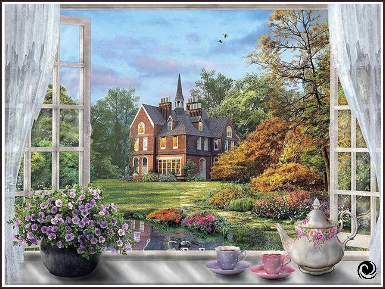 English Garden 207 - Chart Counted Cross Stitch Pattern Xstitch