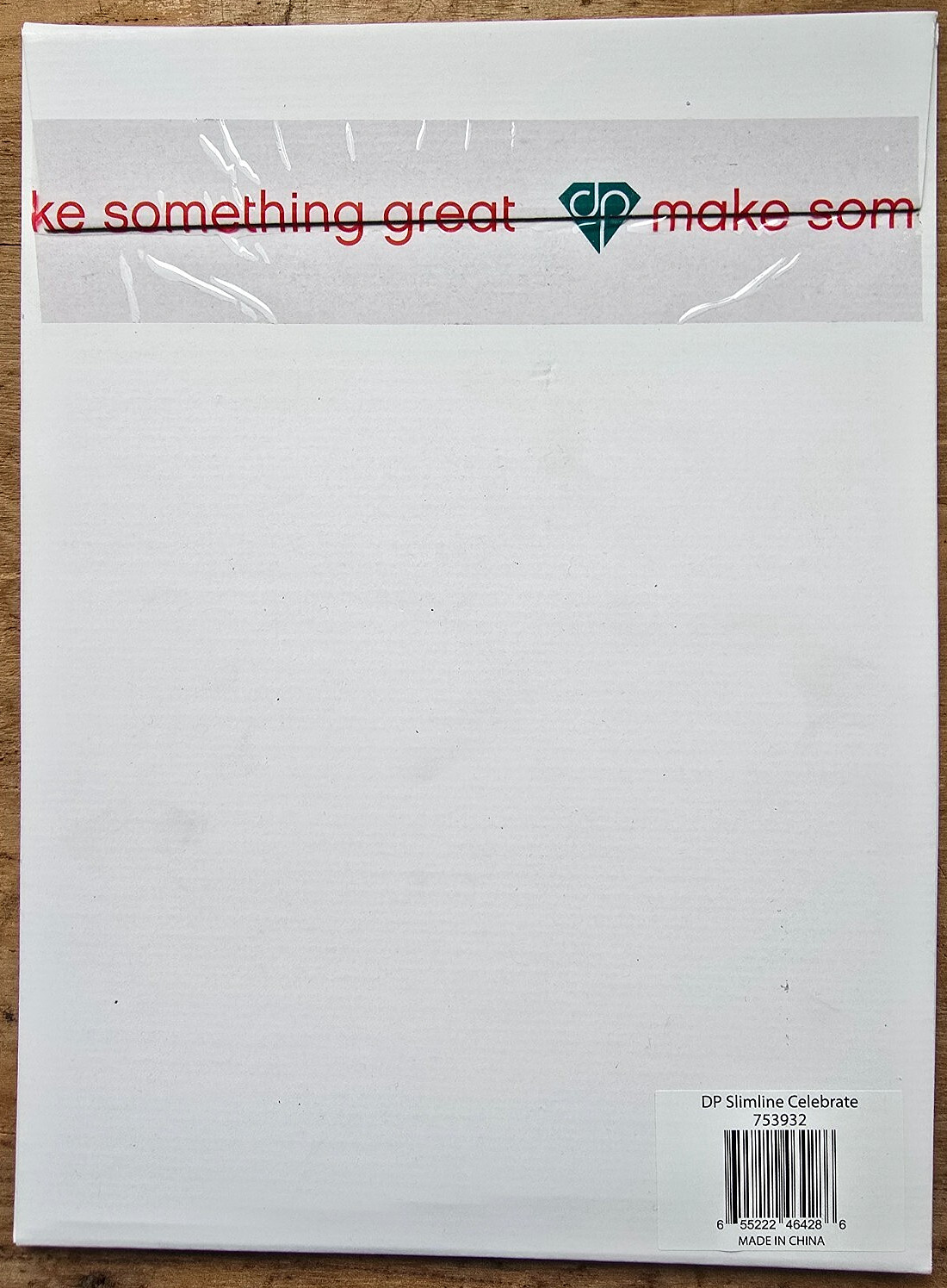 Diamond Press DP SLIMLINE CELEBRATE 11-Dies & Embossing Folder Set 753932 NIP