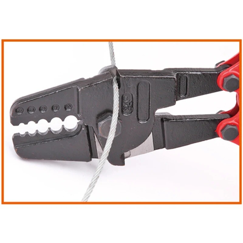 24'' Multi-Function Bench-Style Hand Swager Tool Wire Rope Swaging Machine