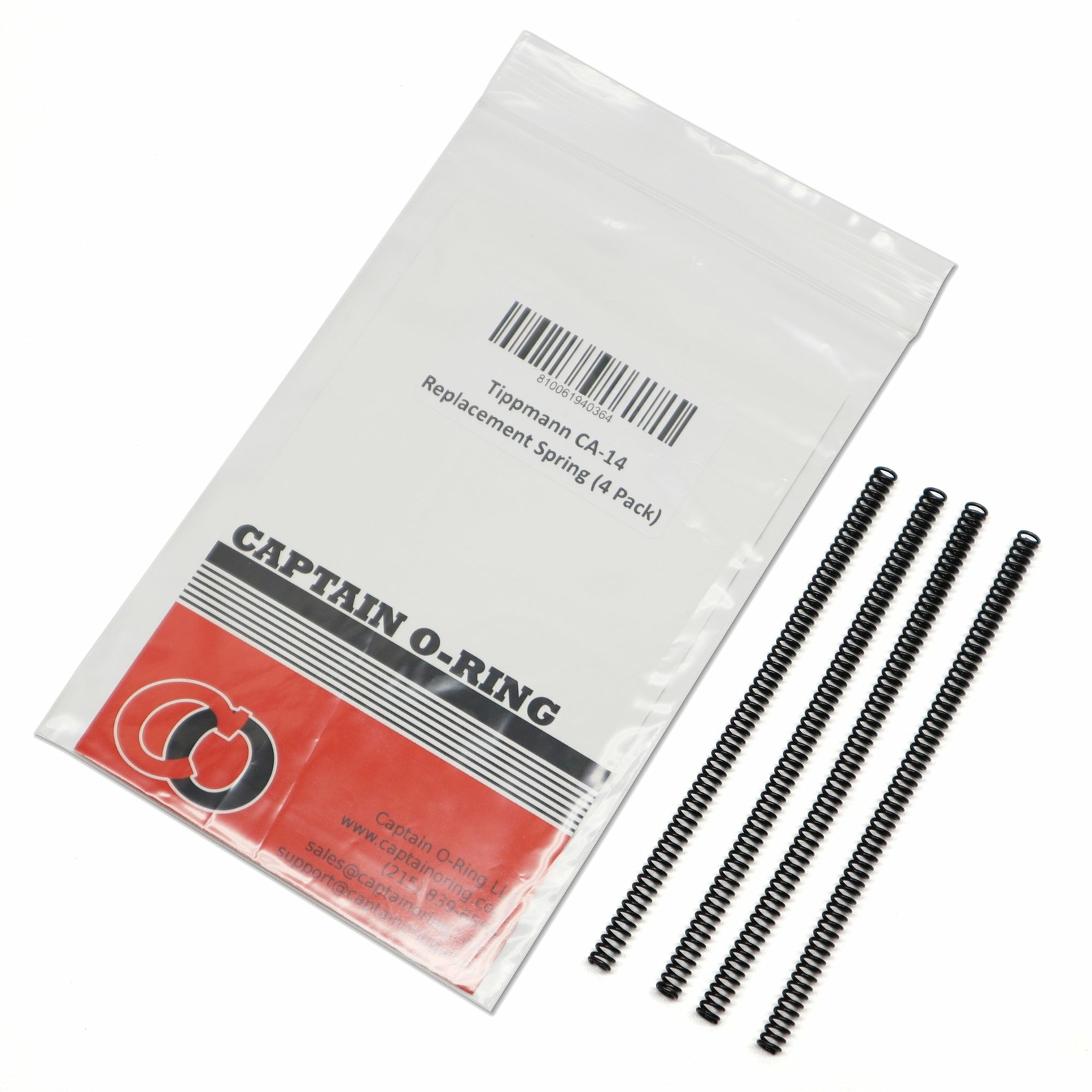 Captain O-Ring - Replacement Tippmann CA-14 Drive Springs (4 Pack)