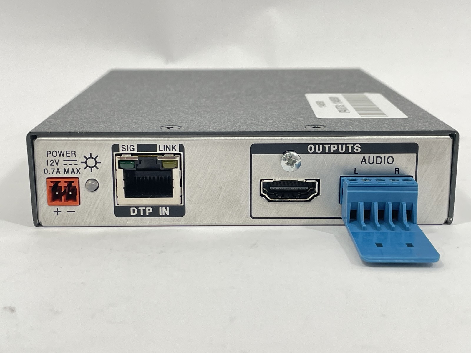Extron DTP HDMI 230 4K Rx Receiver 33-1720-15 w/ A/C Adapter