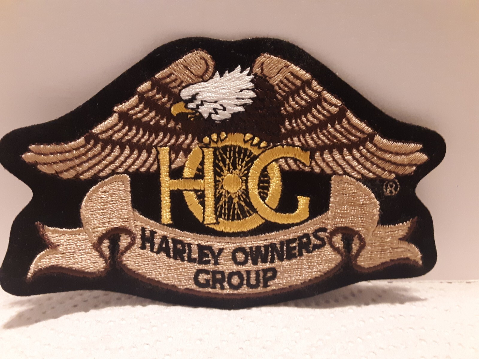 HARLEY DAVIDSON OWNERS GROUP EMBROIDERED PATCH