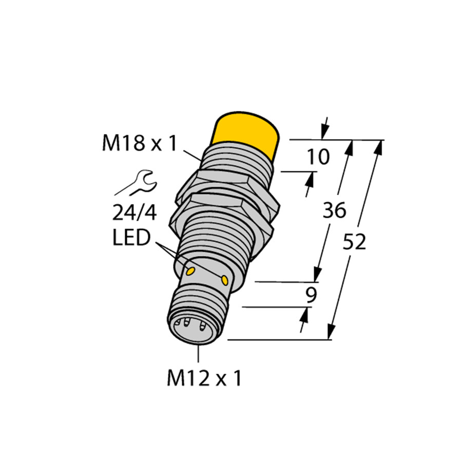 New TURCK NI14-M18-AP6X-H1141 4611400 Inductive sensor