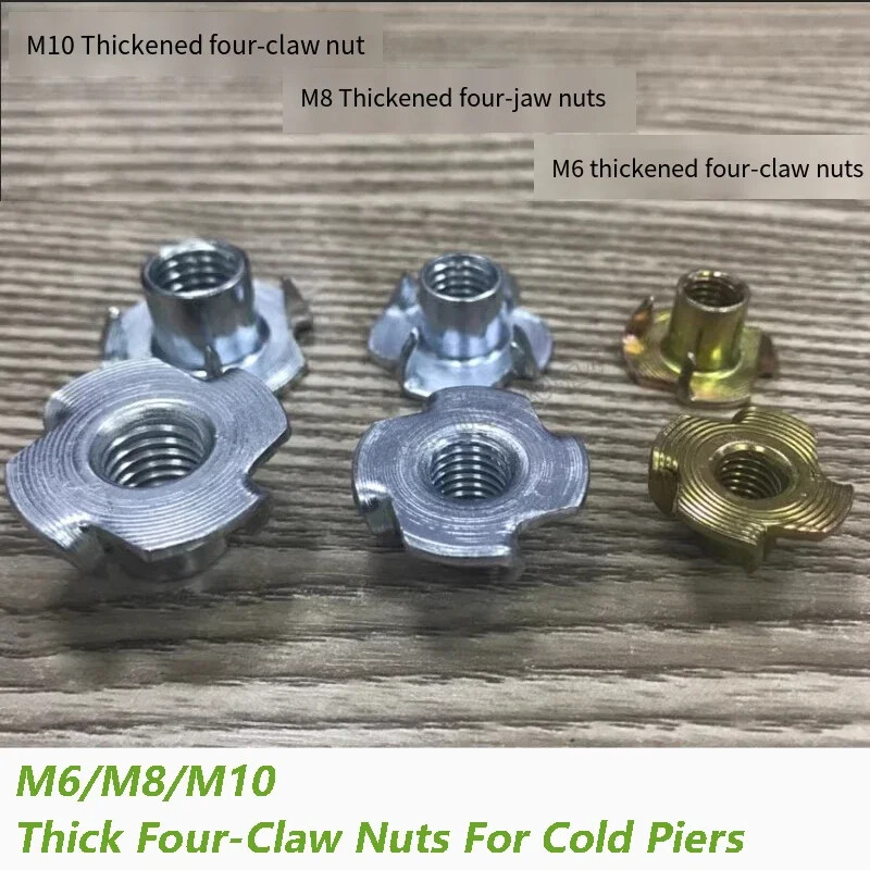 Four Jaw Thick Cold Heading Nut Jaw Nut Blind Nut For Furniture Maintenance