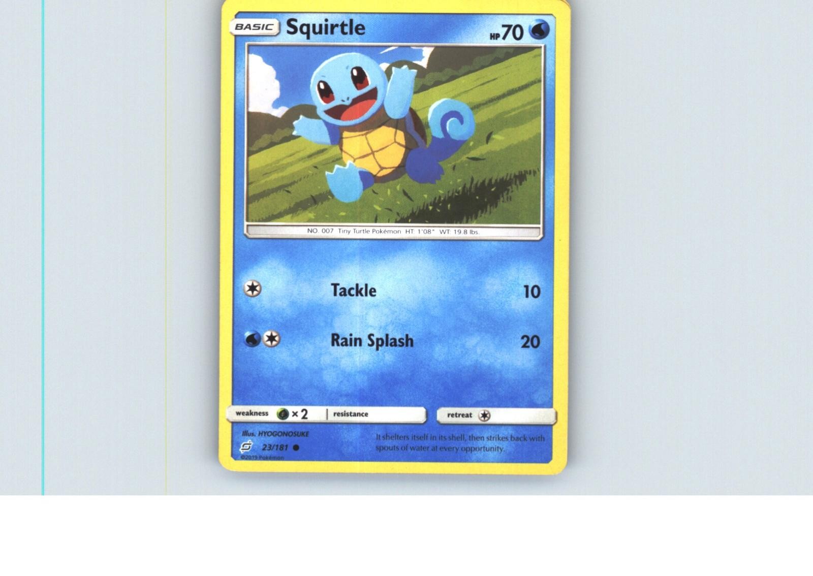 Squirtle 23/181 Common Team Up Pokemon Near Mint