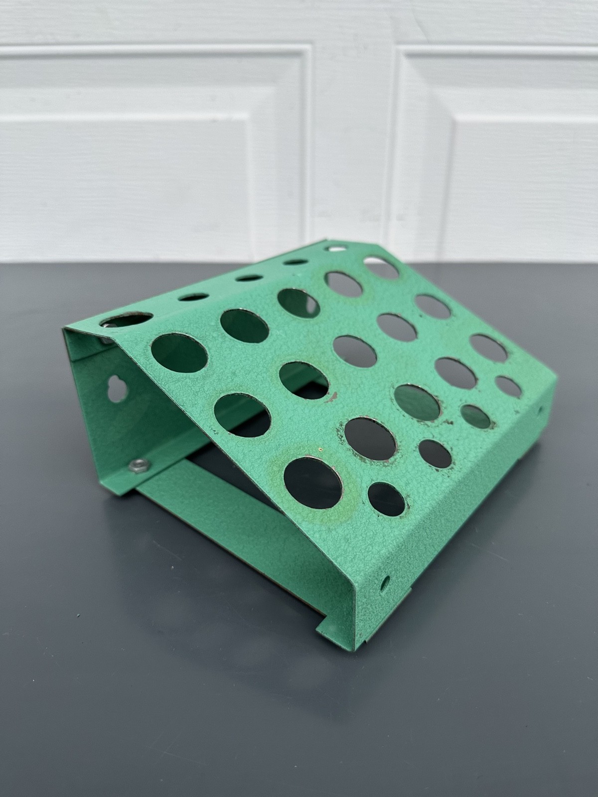 Vintage RCBS Reloading Dies Storage Metal Rack