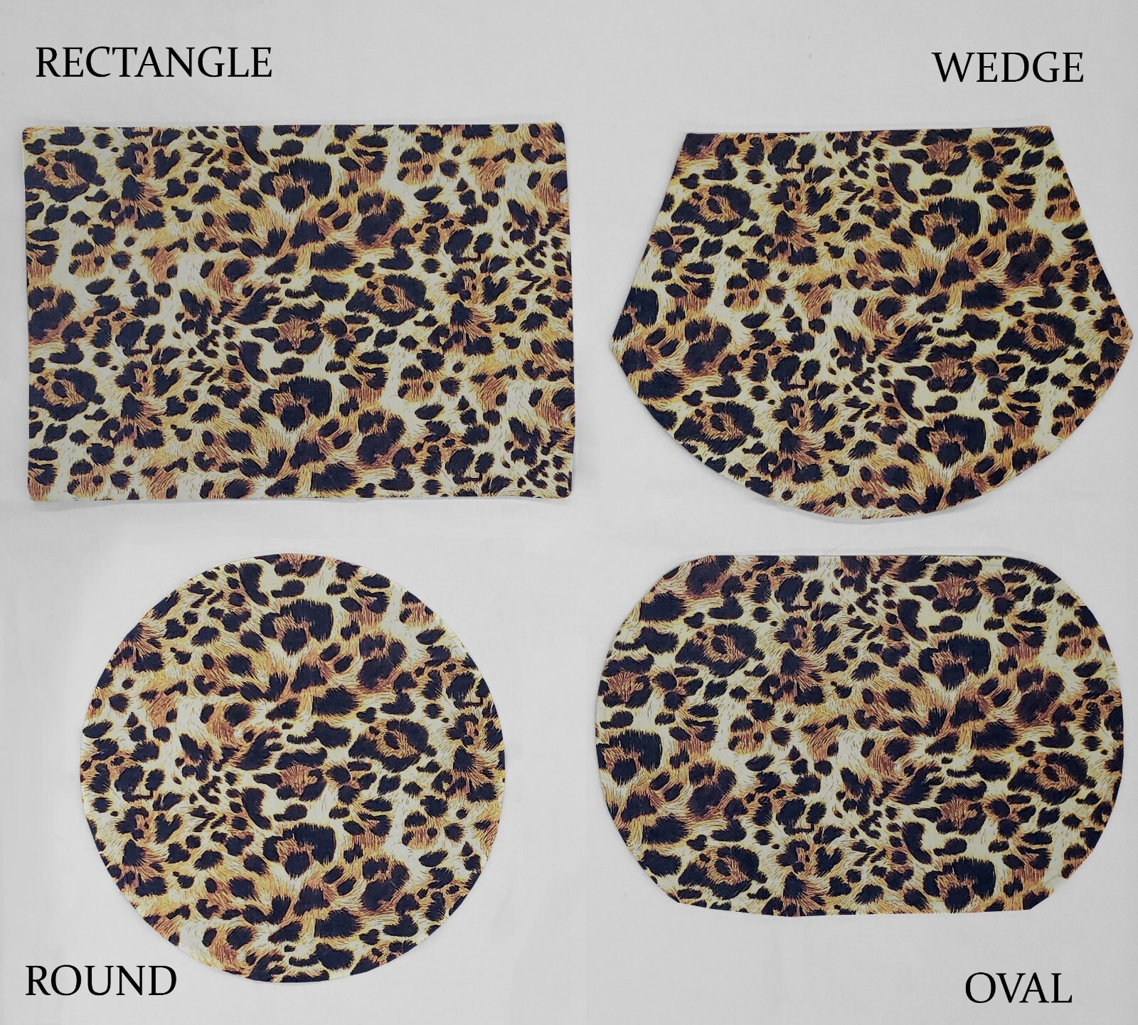 Animal Print Jaguar Placemats (4 Shapes Available)