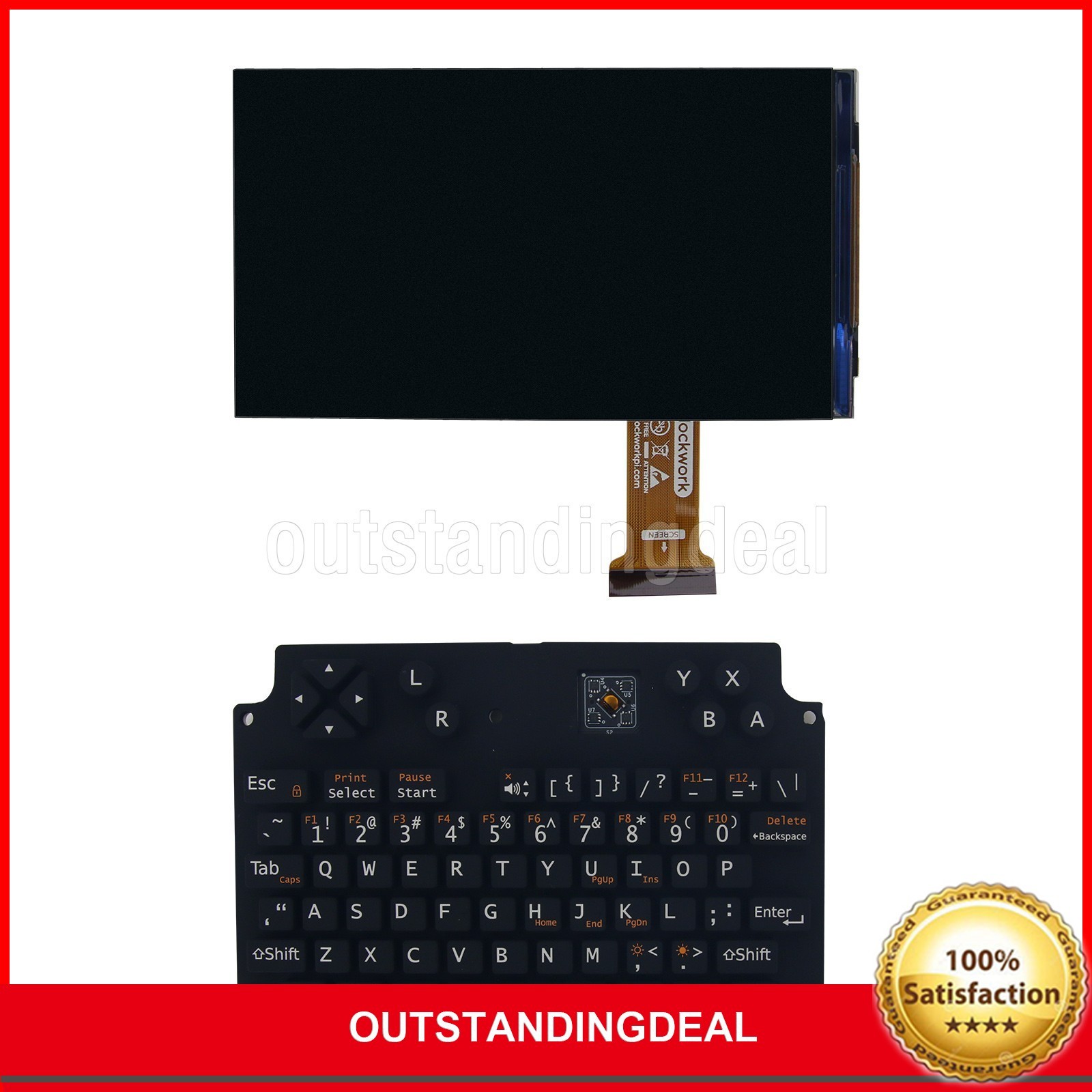 WiFi Uconsole Clockwork Development Board with 74-Key QWERTY Backlit Keyboard