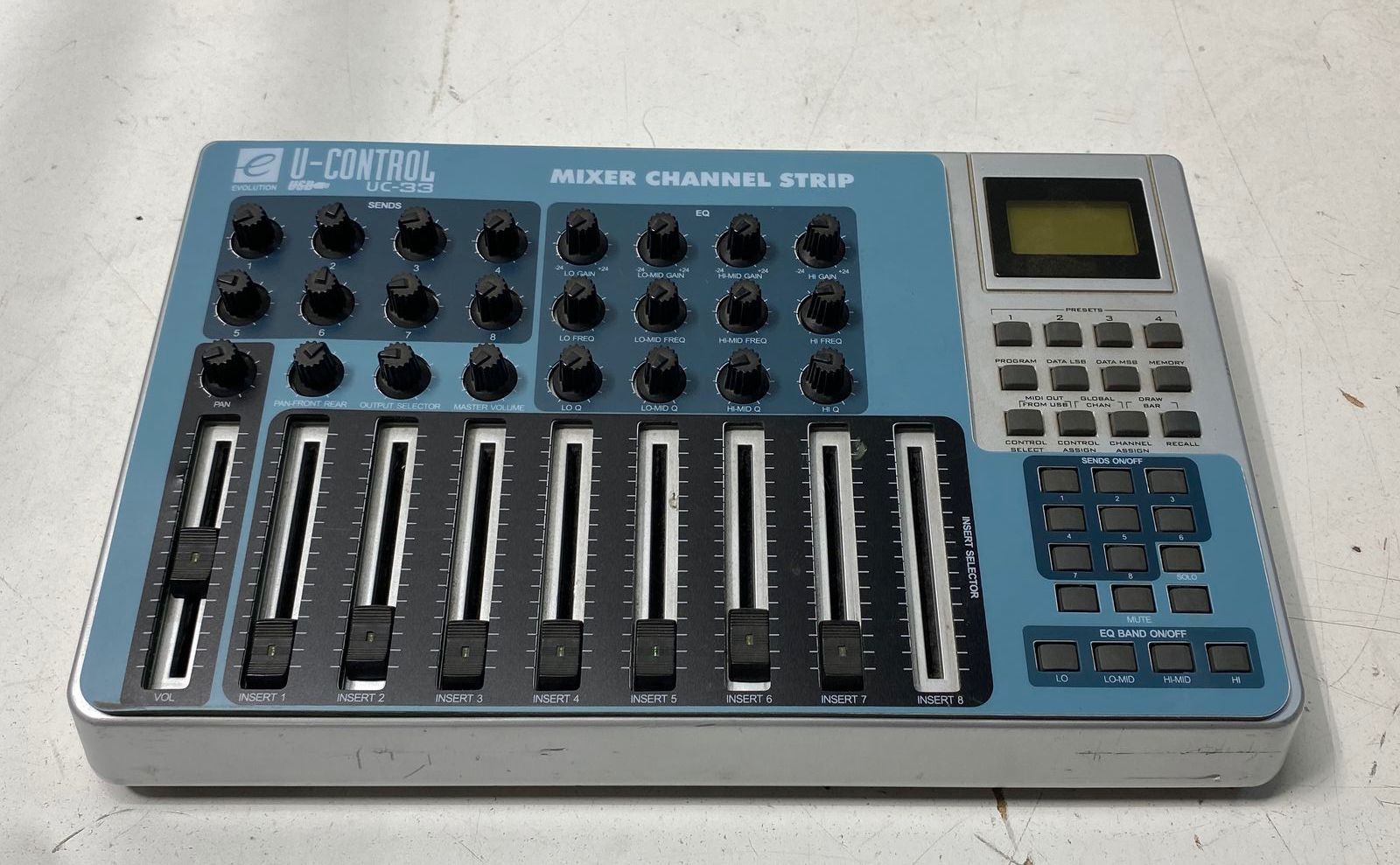 Evolution UC-33 U-Control USB MIDI Controller Mixer Channel Strip For Parts