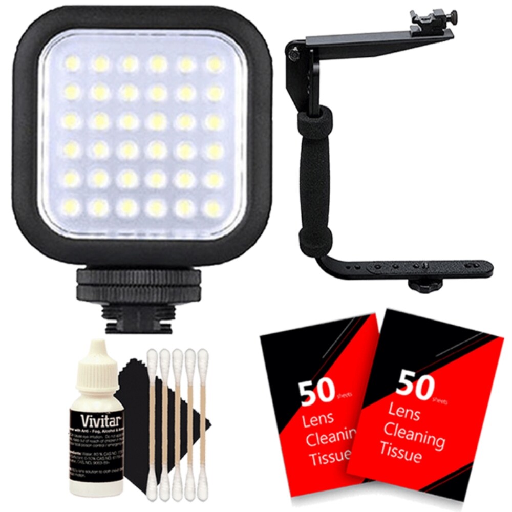 Bower VL8K Compact LED Light with Accessories