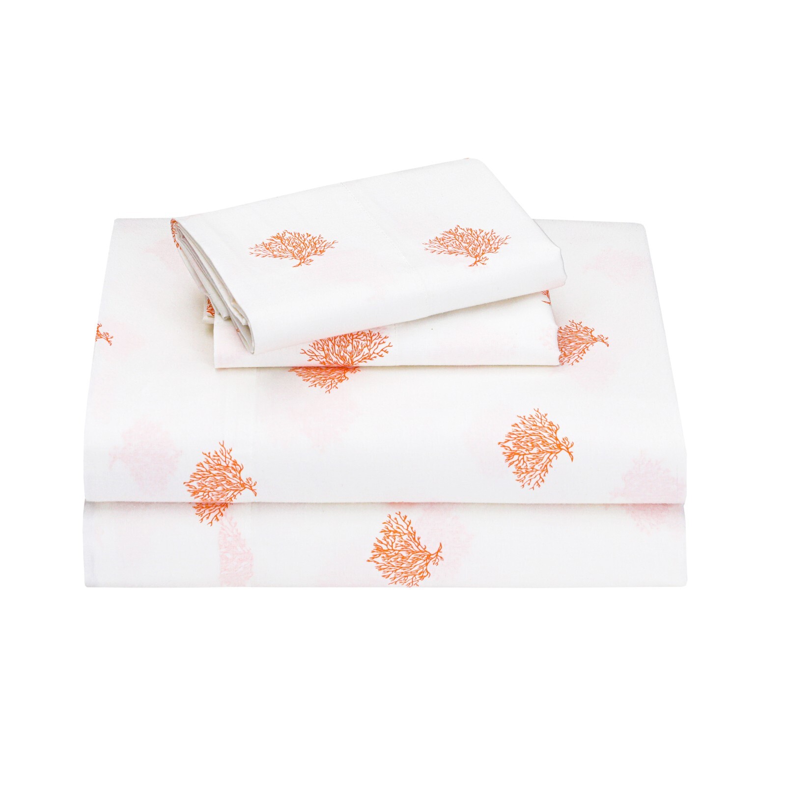 4-Piece Bed Sheet Set 100% Cotton Flat Fitted Sheets queen sheet set deep pocket