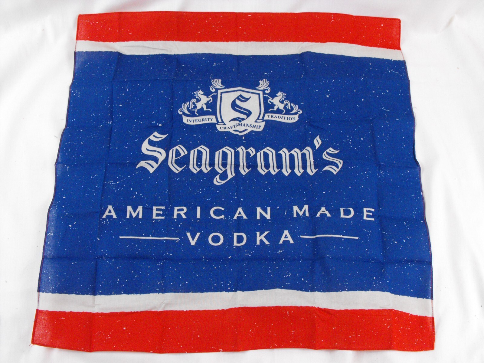 Seagram's American Made Vodka Bandana - Brand New - Ships Free