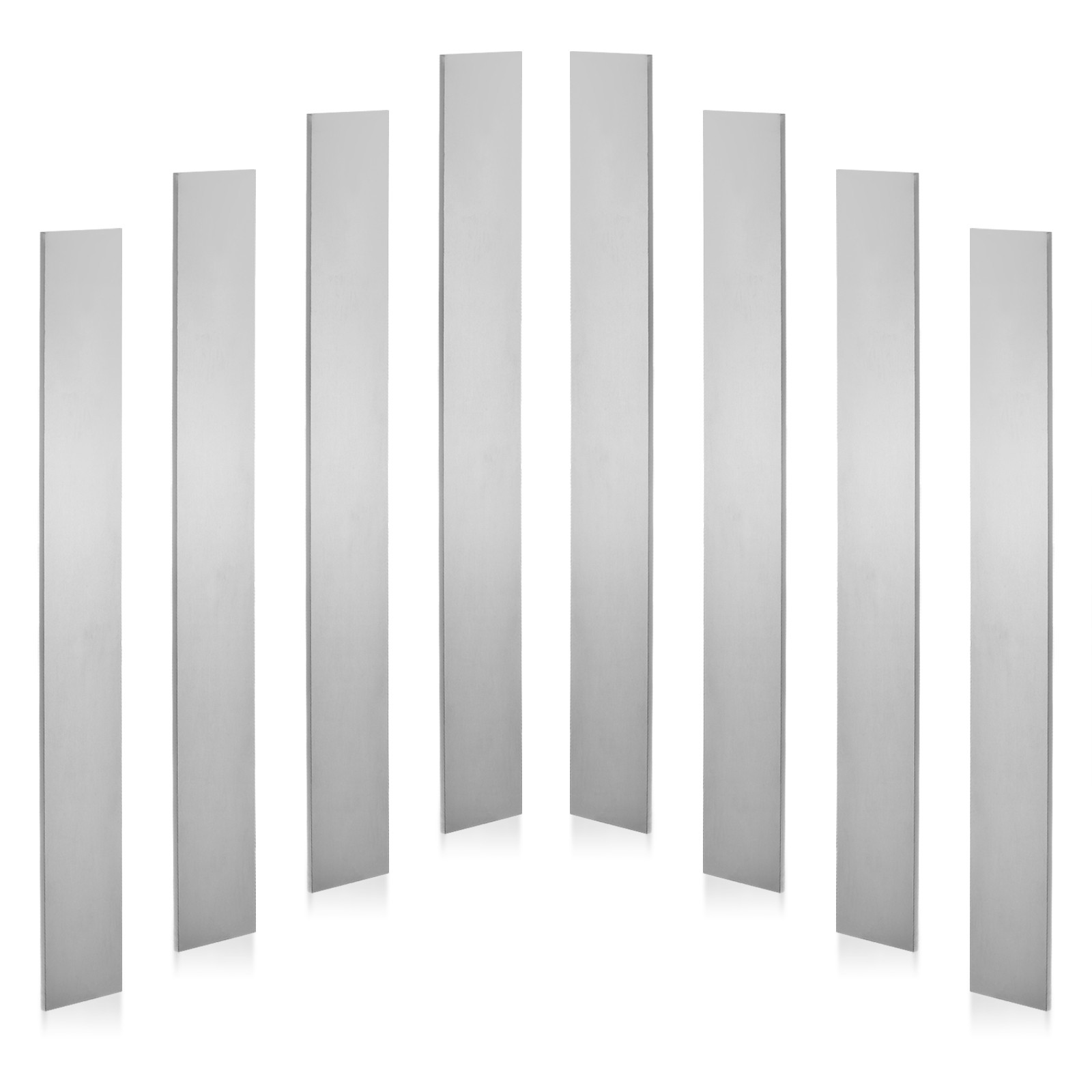 8 Packs 15N20 Steel for Knife Making Steel 1/8" x 1-1/2" x 12" Steel