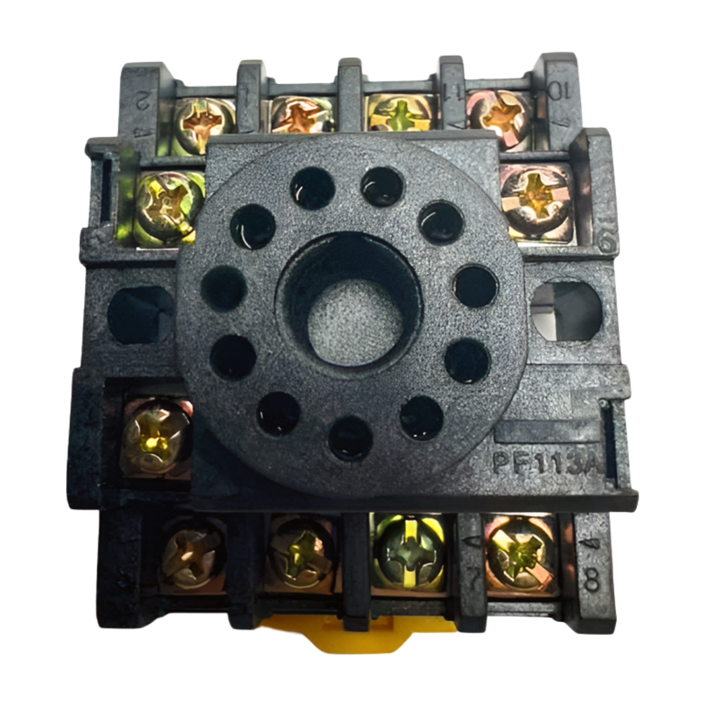 ACI 115904 Cube Relay Socket Base 11-Pin, PF113A, E186212, 2-M4X30