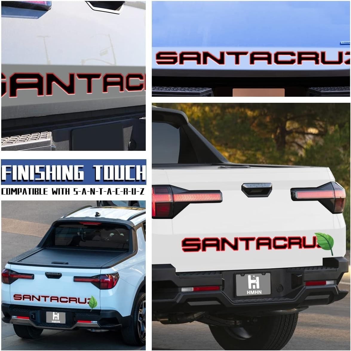 Tailgate Inserts Letters for 2022-2025 Santa Cruz - 3D Raised Decals