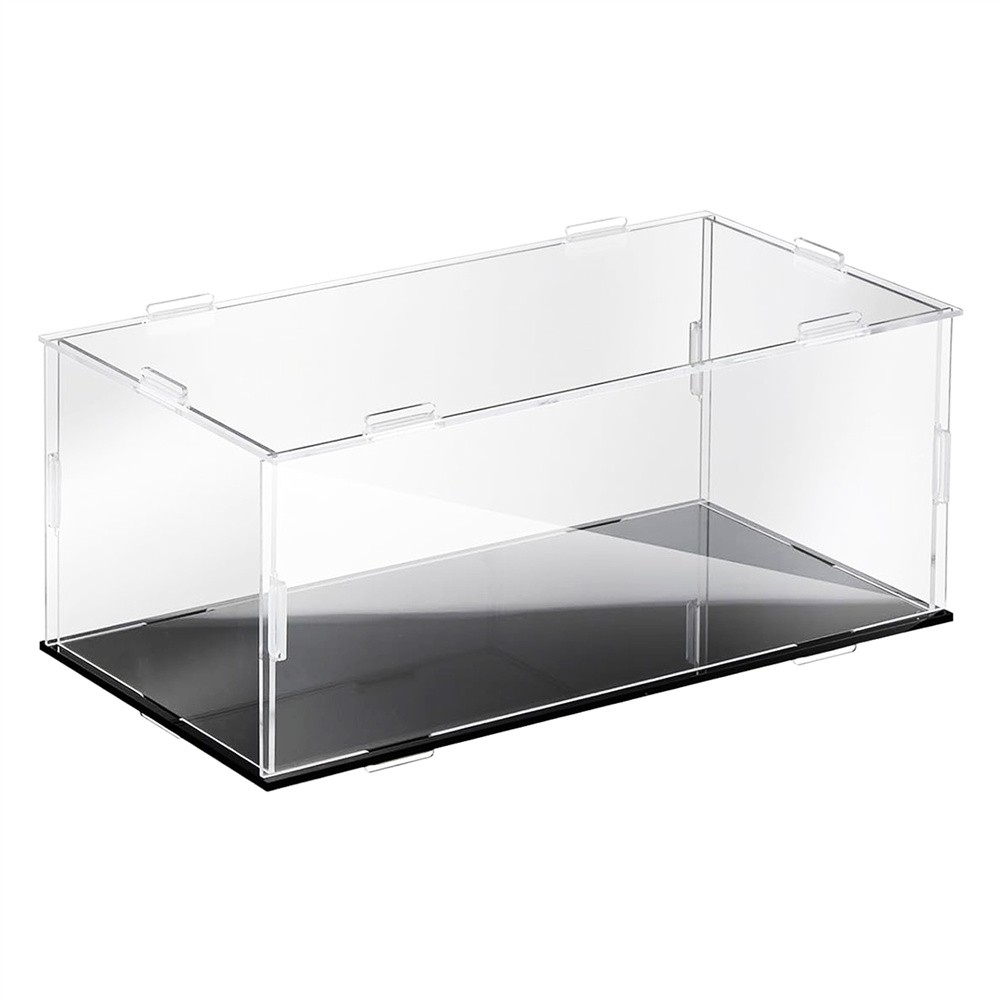 Acrylic Display Case For 1: 18 Model Car with Black Base Clear Storage Stand Box