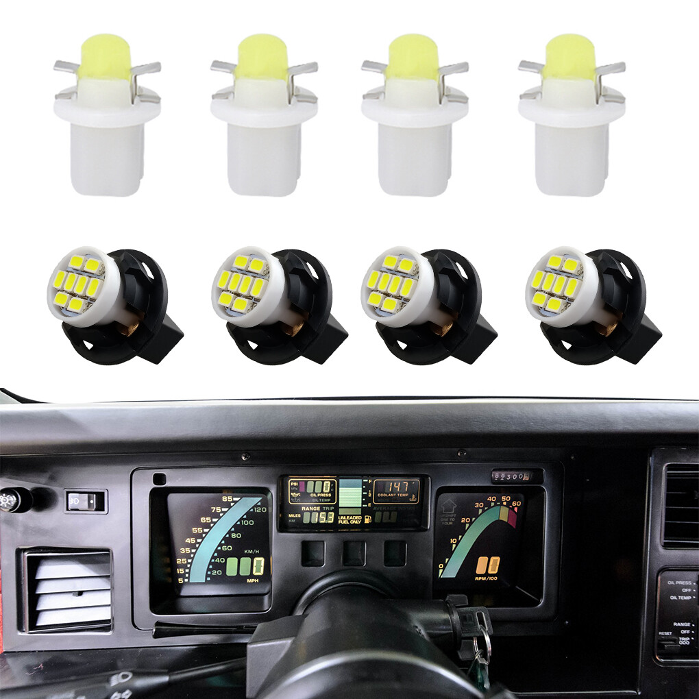 For 84-89 Corvette C4 Dash Digital Instrument Cluster White LED Bulbs Upgrade