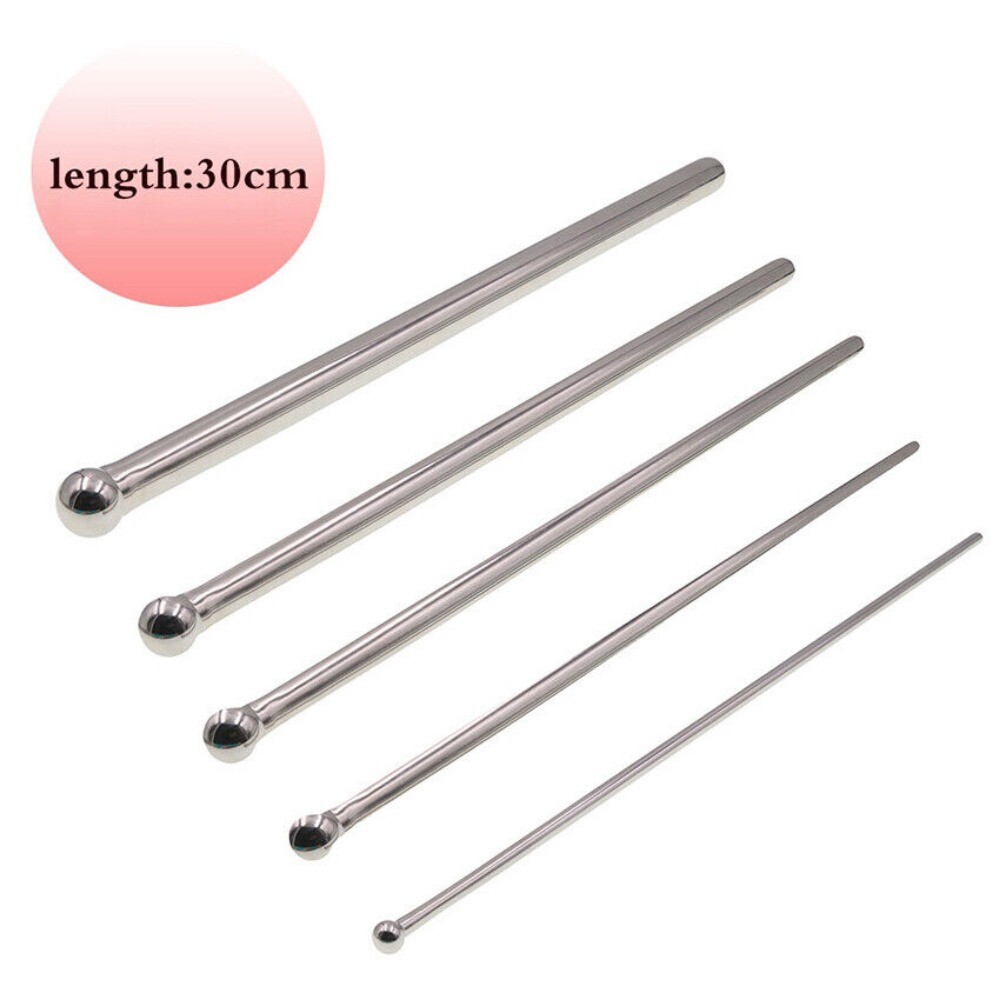 Stainless Steel Urethral Penis Plug Sound Dilator Metal Stretcher Enhancer Toys