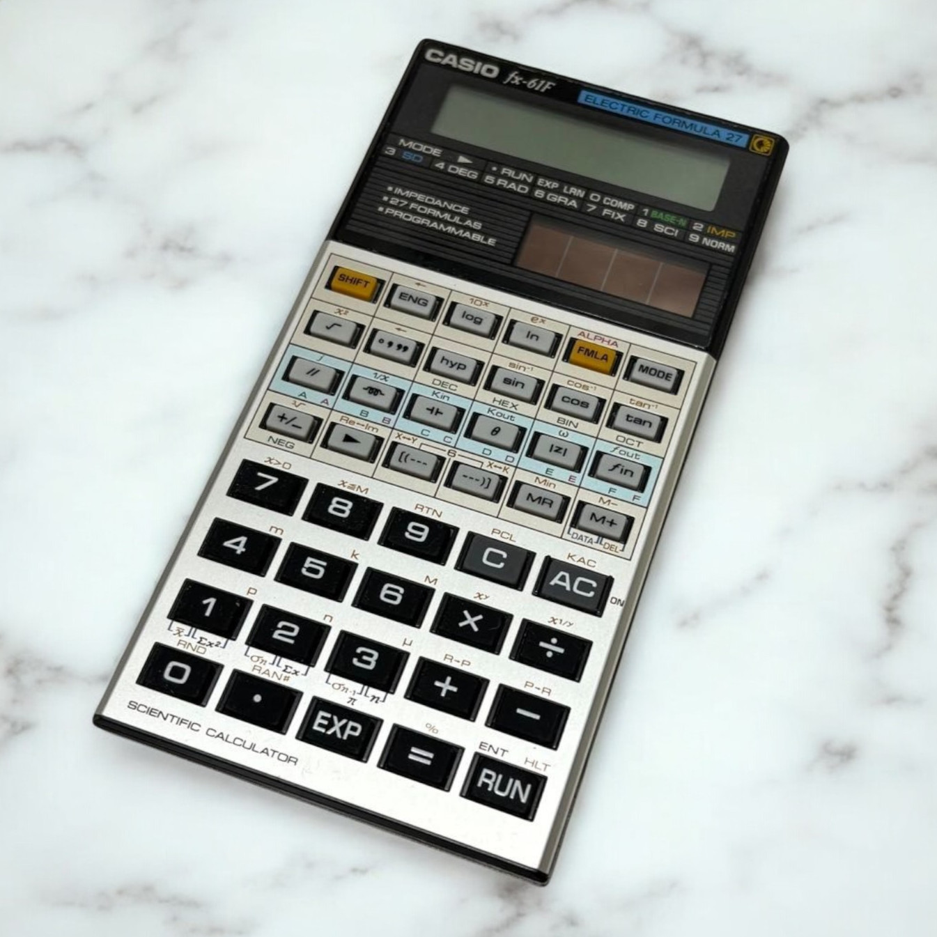 Casio Fx-61F Electric Formula 27 Scientific Calculator Vintage Tested Japan