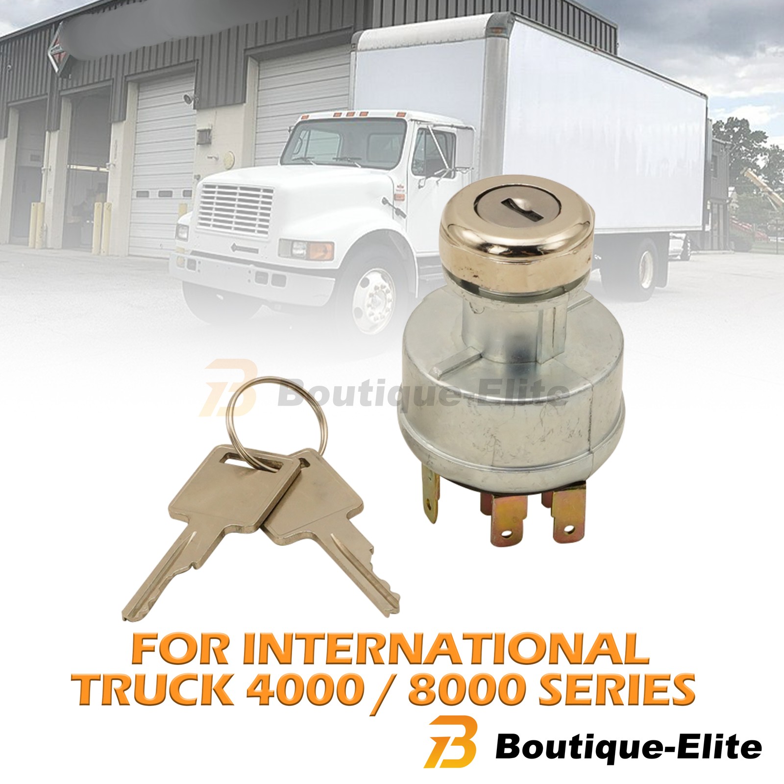 For International Truck 4000 / 8000 Series Ignition Switch w/ 2 Keys 1652306C91