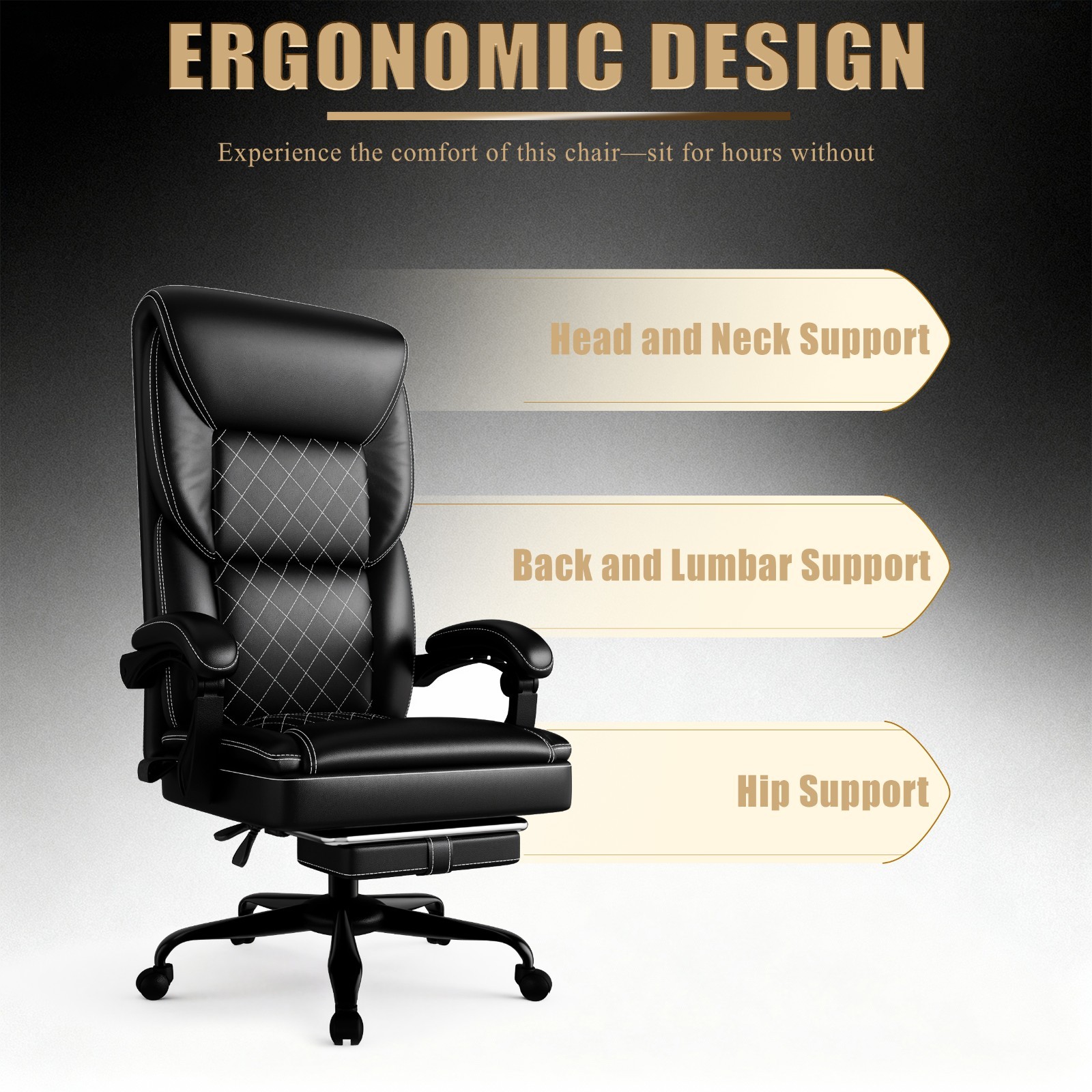 ❄️FREE SHIPPING!❄️Office/Computer/Reclining Chair +Wheels +Thick Padding +More!