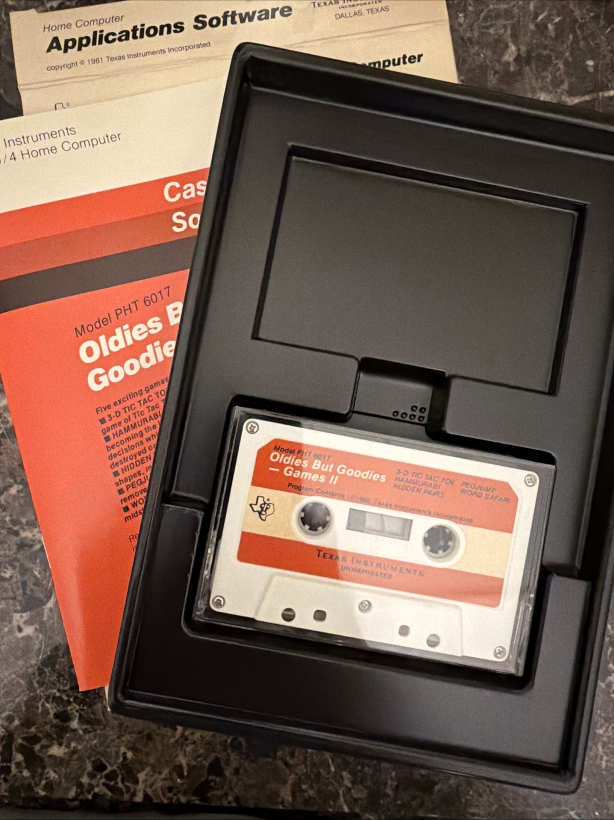 TI 99/4a Cassette Software Games And Finance