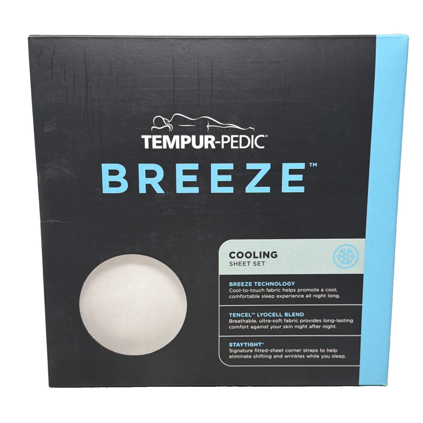 Tempur-pedic Tempur Breeze Sheet Set-  Size (Split King)  / Color:  (White)