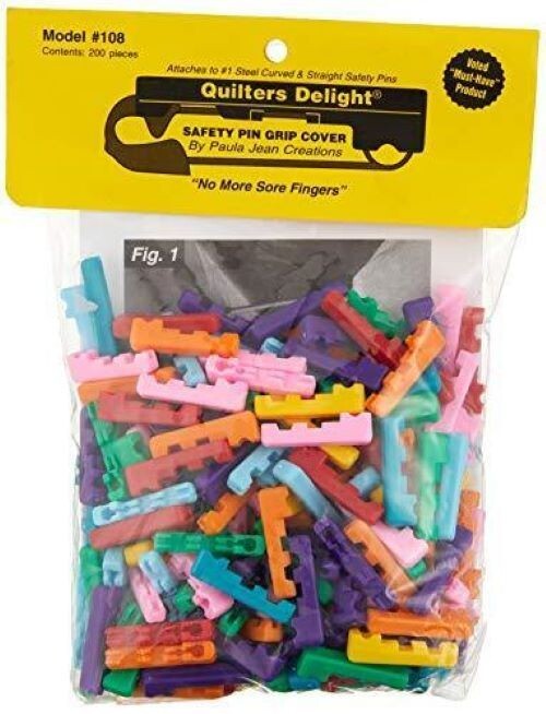 Quilters Delight Safety Pin Covers 200 ct, Multicolor
