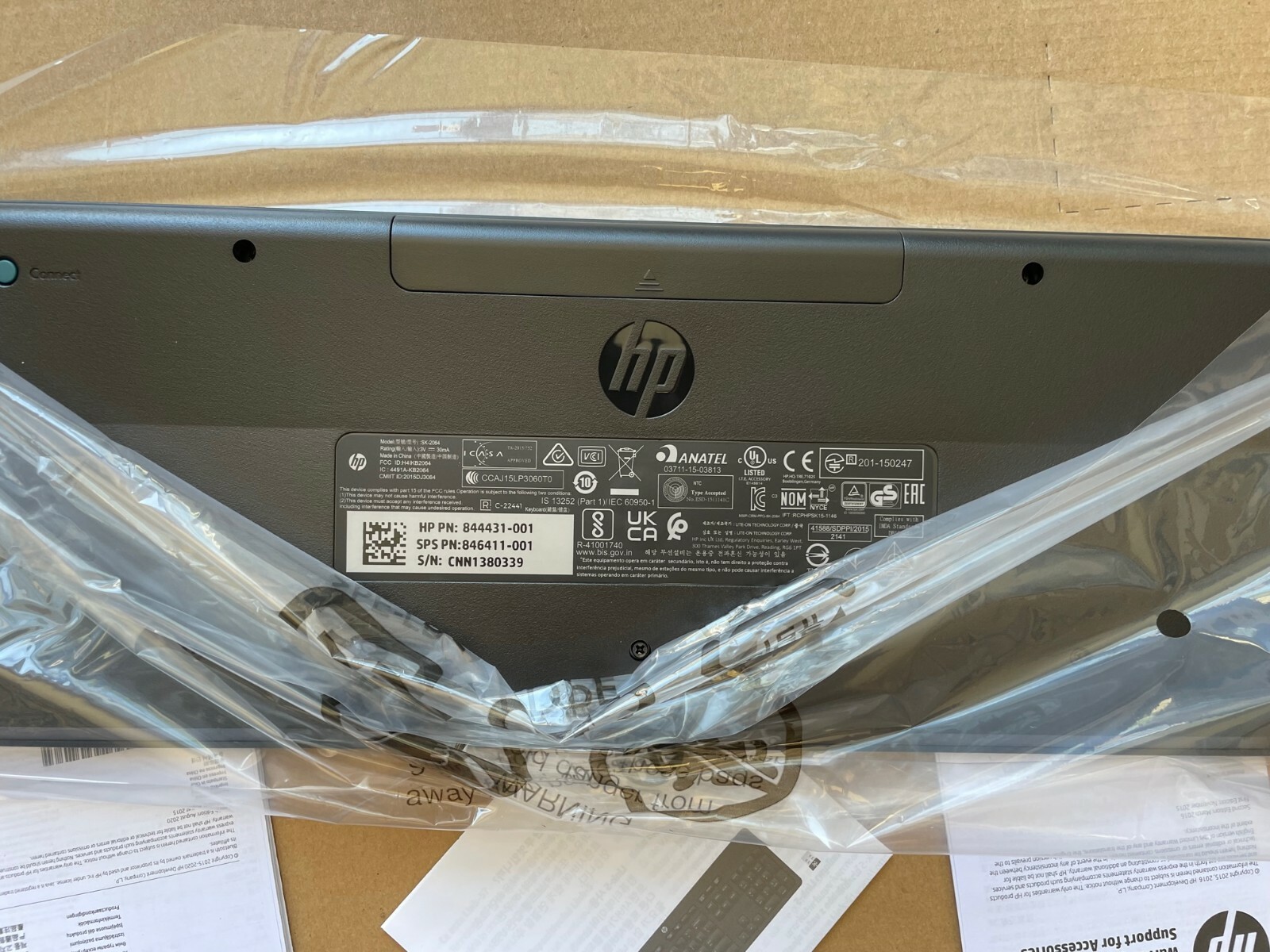 HP Wireless Link-5 Keyboard T6U20AA Wireless Keyboard
