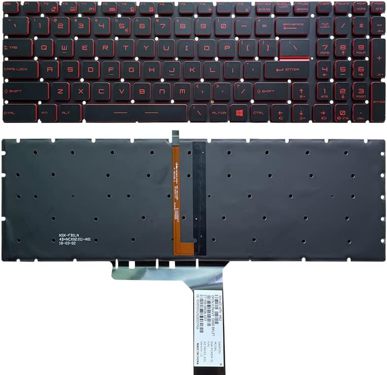 Keyboard For MSI MS-16JB MS-16JD MS-16JE MS-16JF MS-16P6 MS-16U1 MS-1799 MS-16U4